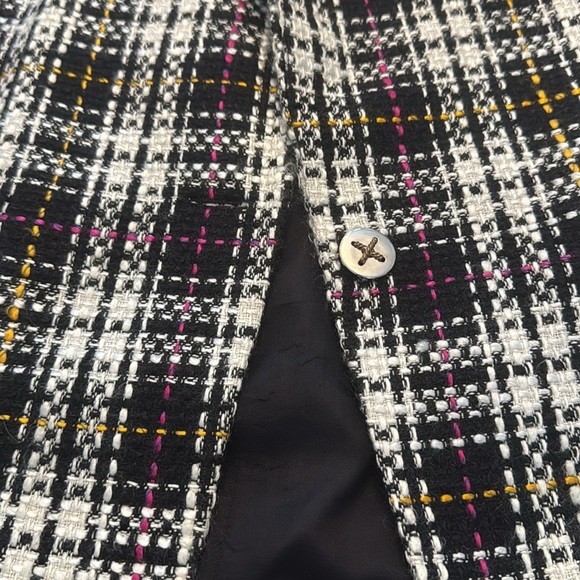 🟣 HW NEW YORK TWEED BLAZER SIZE SMALL - Picture 2 of 7